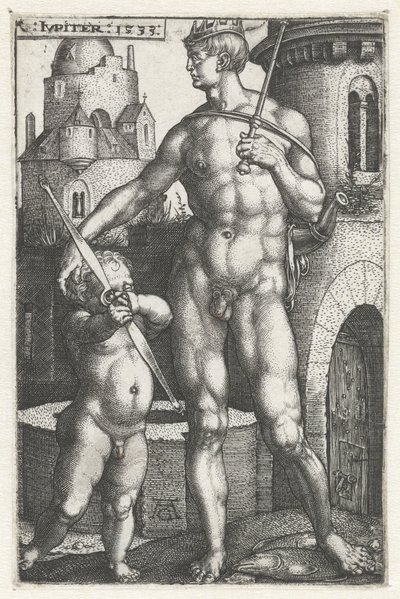 Jupiter (cím az objektumon) A hét bolygó (sorozat címe) alkotó: Heinrich Aldegrever