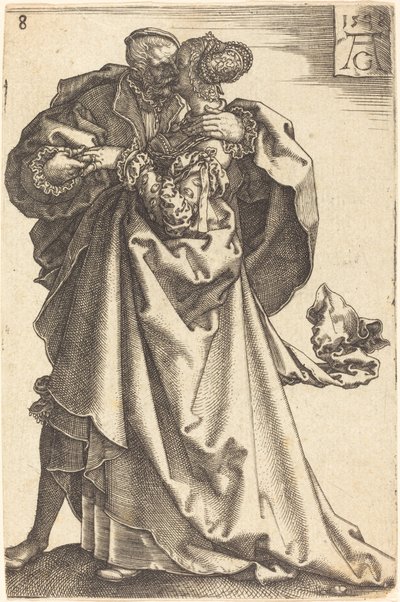 Nagy esküvői táncosok alkotó: Heinrich Aldegrever