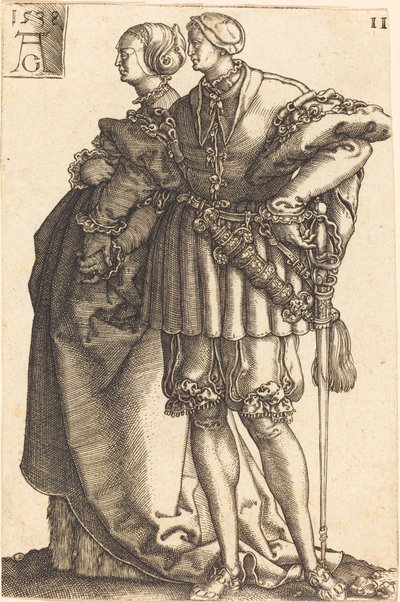 Nagy esküvői táncosok alkotó: Heinrich Aldegrever