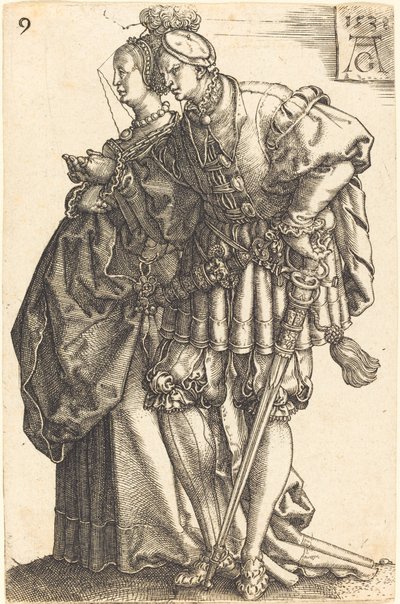 Nagy esküvői táncosok alkotó: Heinrich Aldegrever