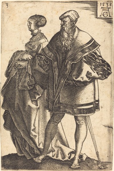 Nagy esküvői táncosok alkotó: Heinrich Aldegrever