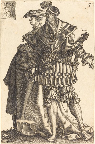 Nagy esküvői táncosok alkotó: Heinrich Aldegrever