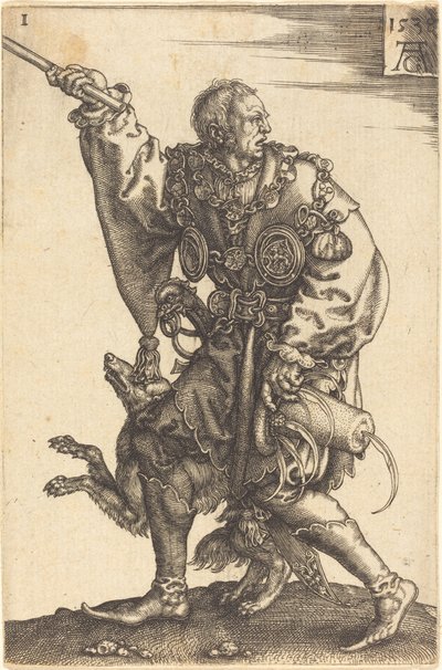 Nagy esküvői táncosok, 1538. alkotó: Heinrich Aldegrever