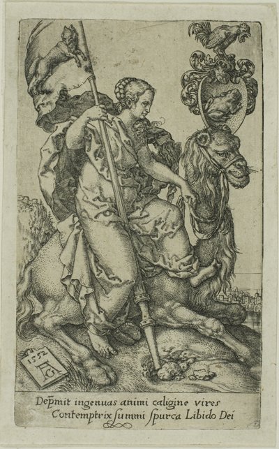 Vágy, a Vicestől alkotó: Heinrich Aldegrever