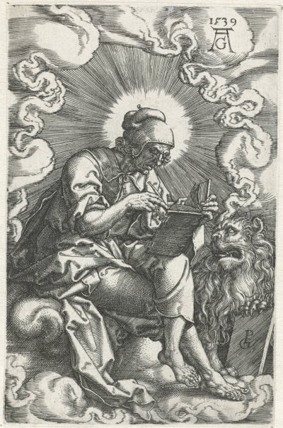 Marcus Négy evangélista (sorozat címe) alkotó: Heinrich Aldegrever