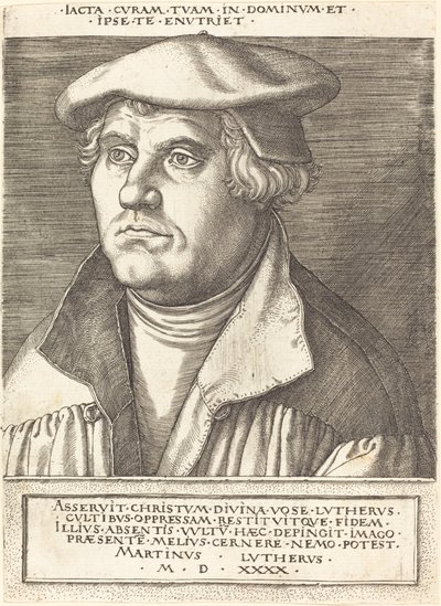 Luther Márton alkotó: Heinrich Aldegrever