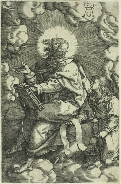 Máté, A négy evangélista, 1539 alkotó: Heinrich Aldegrever