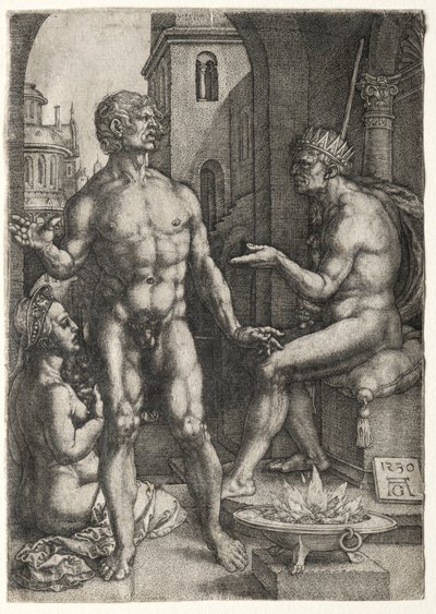 Mucius Saevola alkotó: Heinrich Aldegrever