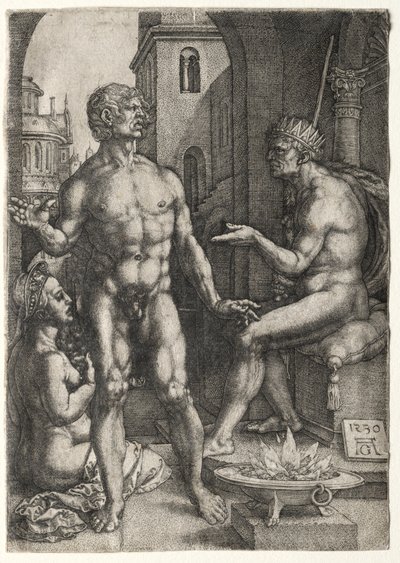 Mucius Saevola, 1530 alkotó: Heinrich Aldegrever