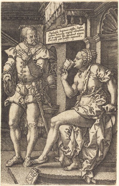 Sophonisba, 1553. alkotó: Heinrich Aldegrever
