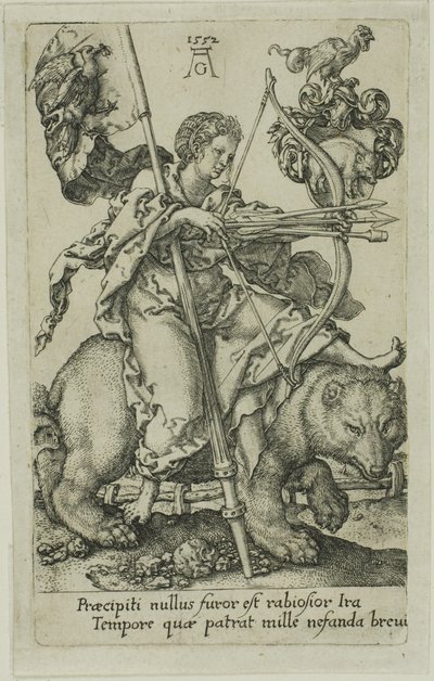 Wrath, a Vices-től alkotó: Heinrich Aldegrever