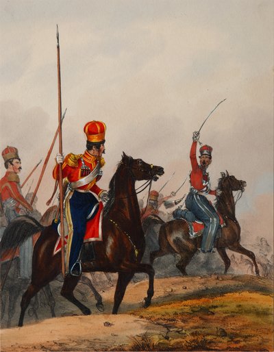 A krími tatár életőrszázad, 1840-es évek alkotó: Heinrich Ambros Eckert
