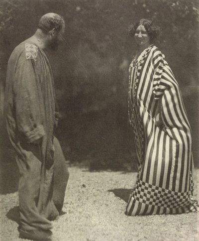 Gustav Klimt és Emilie Flöge, c. 1909. alkotó: Heinrich Böhler