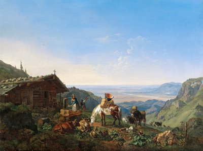 Lift az Almhoz a Benediktenwandon alkotó: Heinrich Burkel