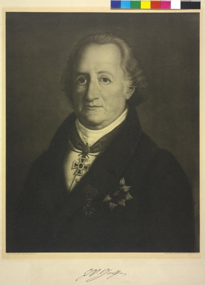 Johann Wolfgang von Goethe alkotó: Heinrich Christoph Kolbe