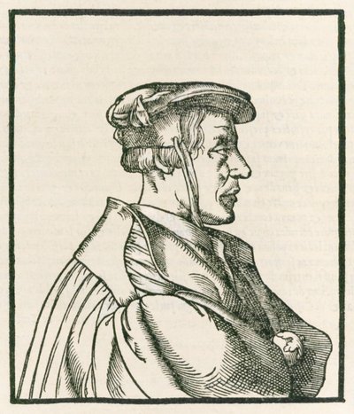 Heinrich Cornelius Agrippa von Nettesheim (1486-1535) címoldali metszete az 1533-ban megjelent De occulta philosophia libri tres-ből. alkotó: Heinrich Cornelius Agrippa von Nettesheim