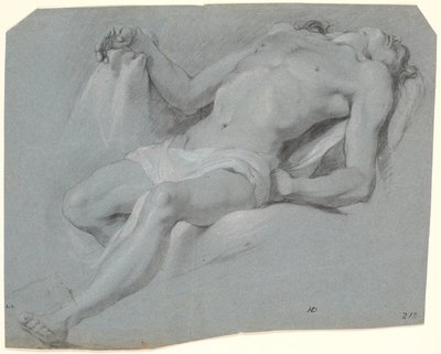 Hazug férfimodell; tanulni Pietà-nak? alkotó: Heinrich Dittmers