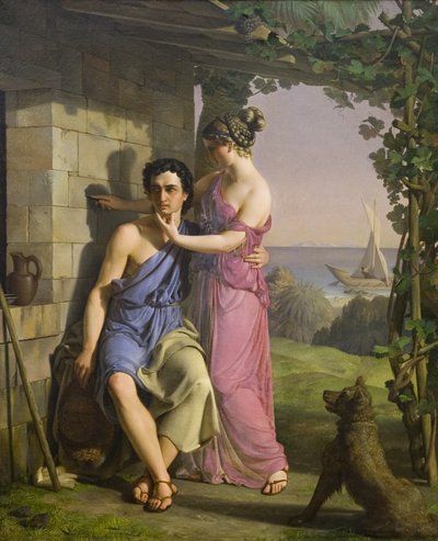 A festészet eredete alkotó: Heinrich Eddelien