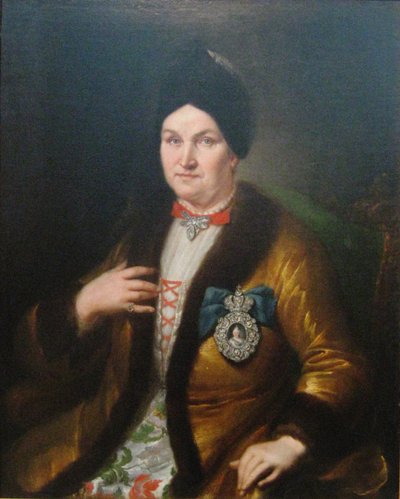 Natalja Demjanovna Razumovskaya, 1746 alkotó: Heinrich Gottlieb Häuser