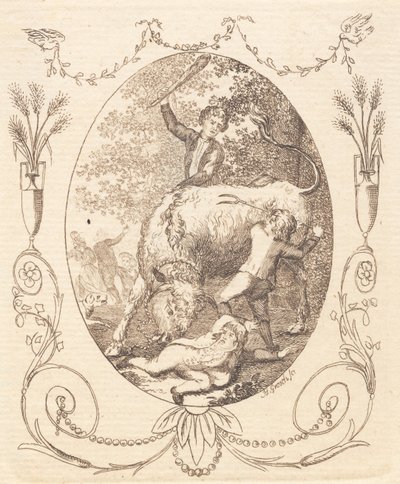 Egy bika egy hazug fiú után megy, akinek két barátja próbál segíteni alkotó: Heinrich Grosch