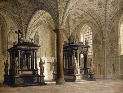 Roskilde székesegyház, Dánia, 1874 alkotó: Heinrich Hansen