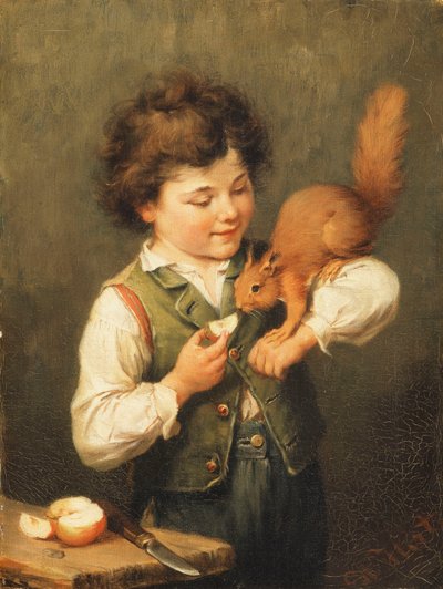 A kisállat mókus alkotó: Heinrich Hirt