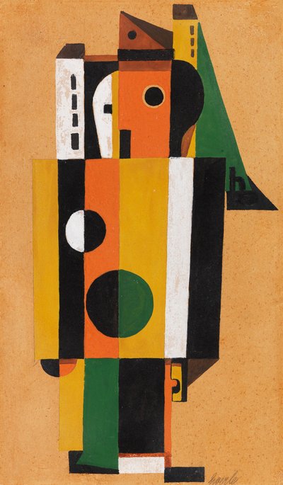 Találkozás, 1925. alkotó: Heinrich Hoerle
