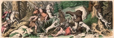 Az ókori Görögország: Medvevadászat alkotó: Heinrich Leutemann