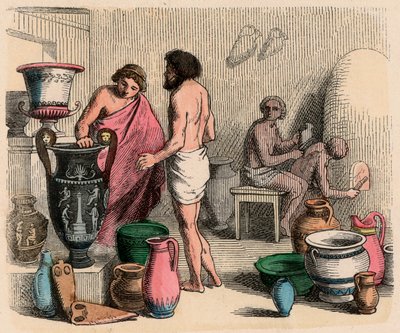 Az ókori Görögország: Fazekasság alkotó: Heinrich Leutemann