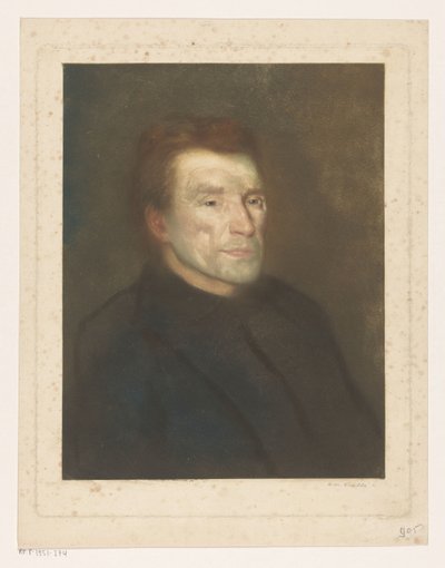 Egy ismeretlen férfi portréja alkotó: Heinrich M. Krabbé (signed by artist)