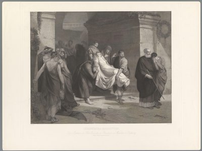 A keresztény mártírokat elragadják Christliche Maertyrer alkotó: Heinrich Nuesser