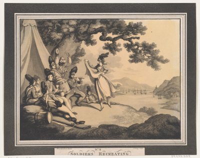 Katonák újrateremtése, 1798. április 1. alkotó: Heinrich Schutz