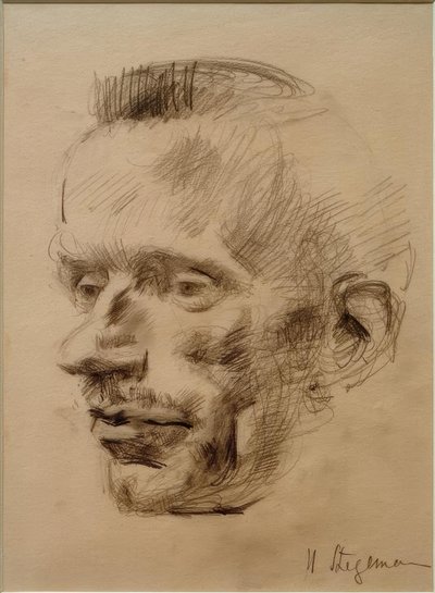 Wilhelm Werner portréja, 1926 körül alkotó: Heinrich Stegemann