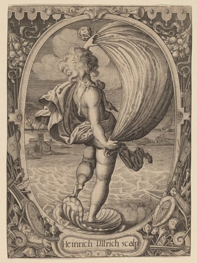 Aiolos, A szél megszemélyesítése alkotó: Heinrich Ulrich