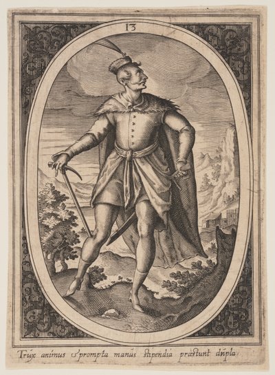 13. tábla a Military Figures (Katonai figurák) című kiadványból alkotó: Heinrich Ulrich