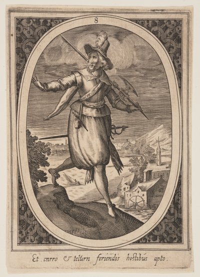 8. tábla a Military Figures (Katonai figurák) című kiadványból alkotó: Heinrich Ulrich