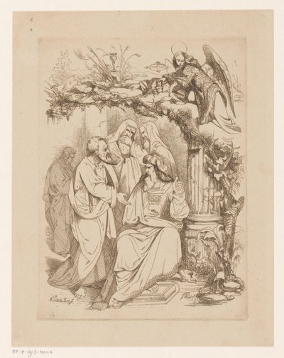 Iskariótes Júdás a főpapokkal Kapzsiság (Avaritia) Deadly Sins and the Fall (sorozat címe) alkotó: Heinrich Vianden