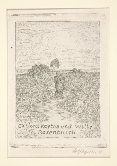Könyvtáblák alkotó: Heinrich Vogeler