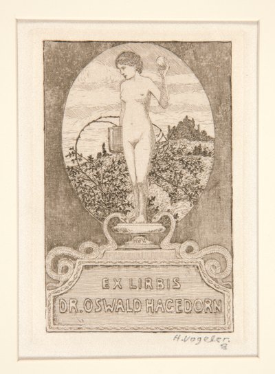 Könyvtáblák alkotó: Heinrich Vogeler