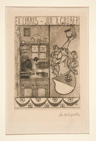 Könyvtáblák alkotó: Heinrich Vogeler