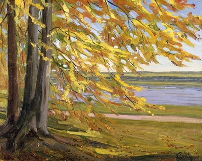 Starnberg-tó; Starnberger See, 1911 alkotó: Heinrich Wilhelm Truebner
