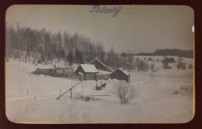 Első világháború: Ukrajna 1914-1916 között a német hadsereg inváziója idején. Kilátás hóval (f/w fotó) alkotó: Heldenfriedhof Dsessentniki (attr. to)