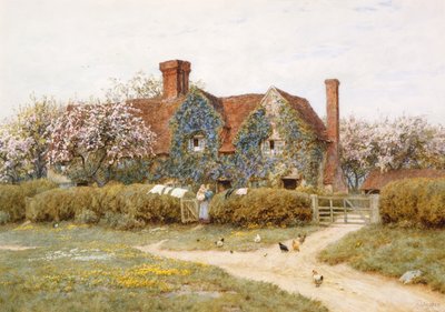 Egy Buckinghamshire-i ház a Penstreet-en alkotó: Helen Allingham