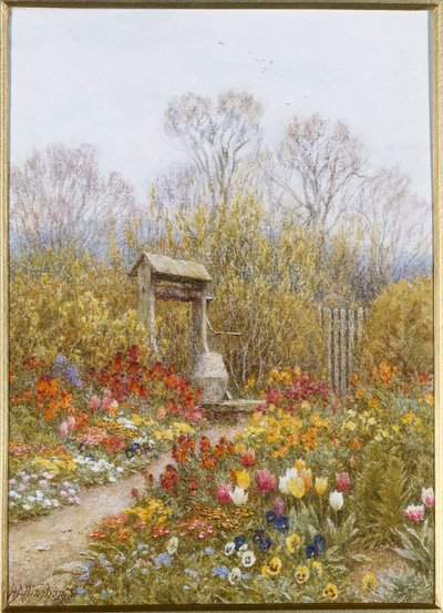 Egy régi kút, Brook, Surrey alkotó: Helen Allingham