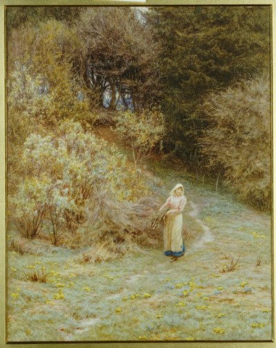 A Primrose Woodban alkotó: Helen Allingham