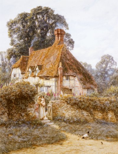 Witley közelében, Surrey államban alkotó: Helen Allingham