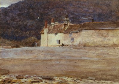 Az utolsó ház Lynmouthban, 1874 (wc papíron) alkotó: Helen Allingham