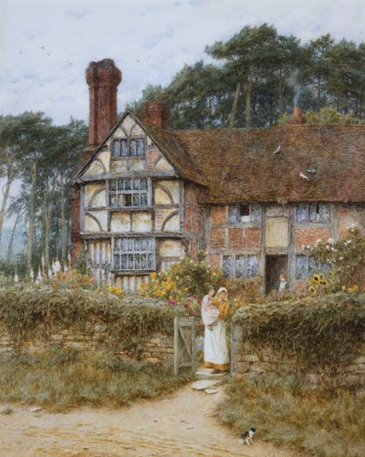 Unstead Farm, Godalming alkotó: Helen Allingham