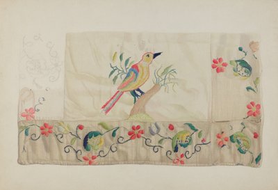 Láncos hímzés alkotó: Helen E. Gilman