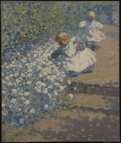 Virágszedés, 1912 körül alkotó: Helen Galloway McNicholl